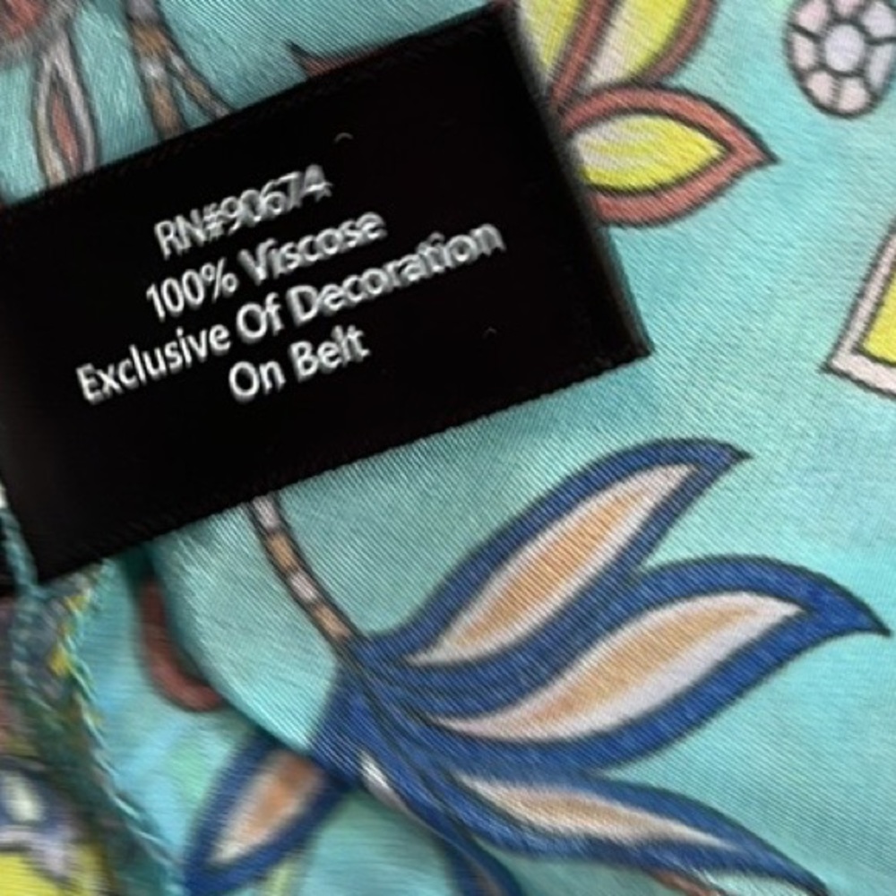 Beach Paisley Embellished Printed Wrap Dress - Picture 9 of 9